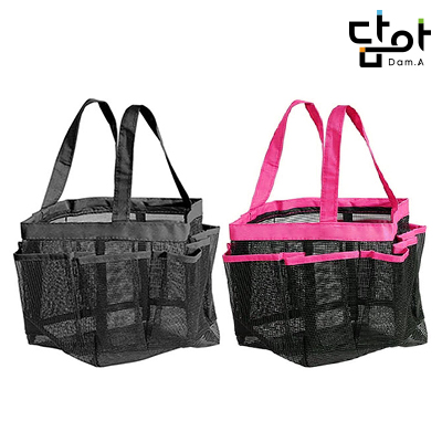 담아 8포켓 매쉬 파우치 목욕 물빠짐 가방