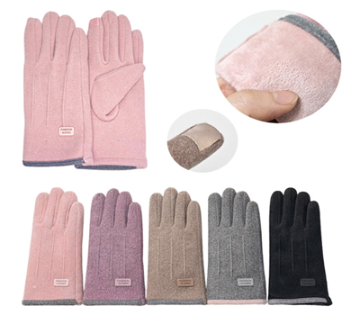 [여성용 심플스마트폰장갑]극세사안감/5가지 색상/개별포장