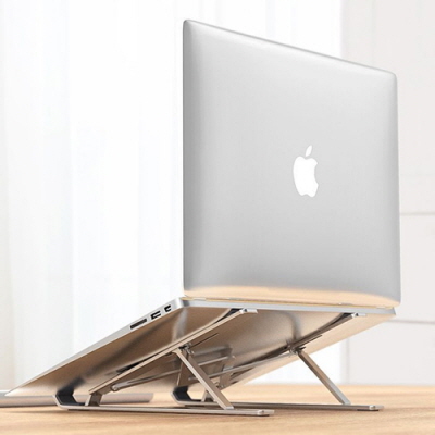 모던오피스 비즈니스 휴대용 접이식 노트북 실버 모던 거치대 CA447