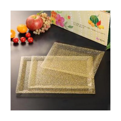 직사각 아크릴쟁반(골드펄)