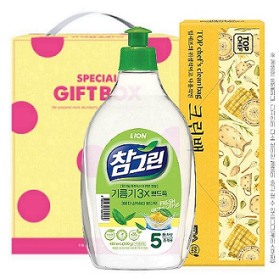 참그린 녹차500용기 크린백 2종