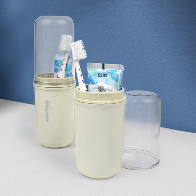 휴대용 양치컵 치약칫솔세트 C형