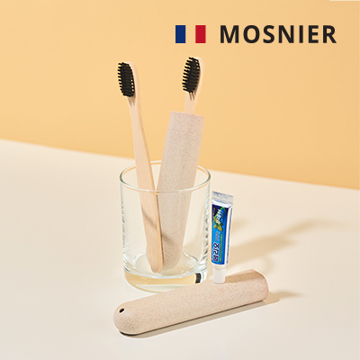 모스니에 대나무칫솔+치약5g+생분해케이스(소)