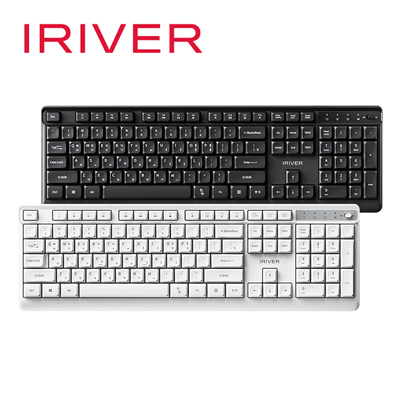 아이리버 WK101 향균처리 오피스 기어 생활방수 저소음 무선 키보드(키스킨포함)
