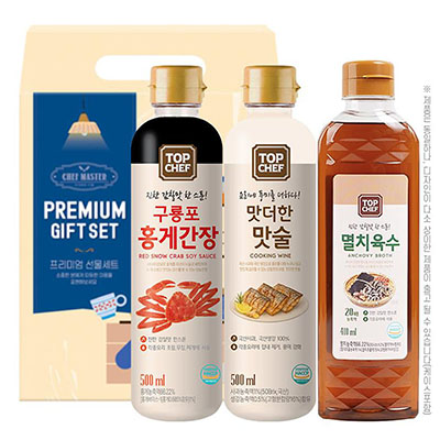 홍게간장 맛술 멸치육수 3종선물세트