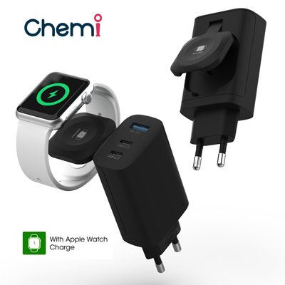 케미 HEA-AW40 올인원 40W 3포트 초고속 충전기(애플워치)