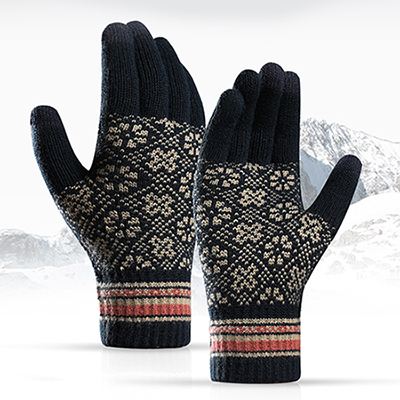 스마트터치 티베탄 니트장갑 여성용 방한장갑 기모안감 털장갑