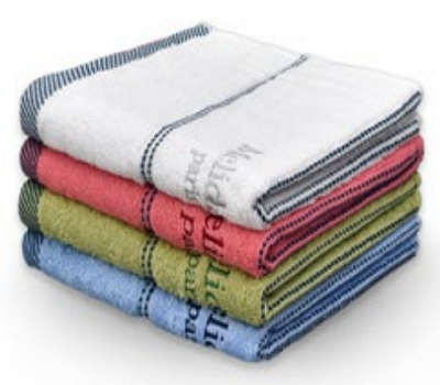 키클타올 컬러인쇄 횡선 타올 110g 1P