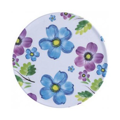 원형 멜라민냄비받침(코스모스) 大