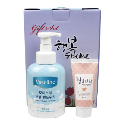 바세린 모이스처 버블 핸드워시 + 과일나라 핸드에센스 (케이스 이미지 선택)