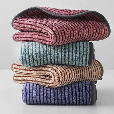 모모카멜 라인 극세사 고리행주 24X24cm HR08