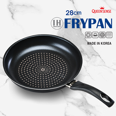 퀸센스 인덕션후라이팬28cm_블랙로즈