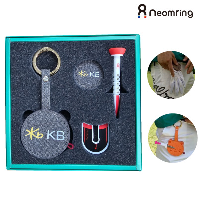 특허 올인원 골프 악세서리 네옴링 패키지세트(네옴링+에이밍 높이조절 골프티)