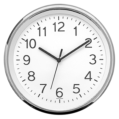 패미리 크롬라운드 벽시계  SI245C