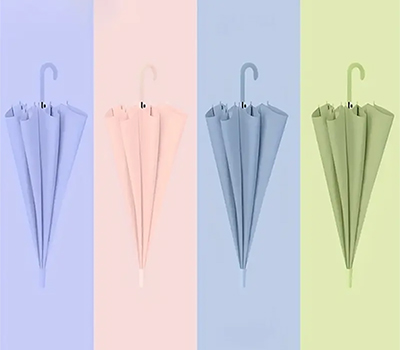 229_모던 프로스티드 롱 핸들 8리브 우산