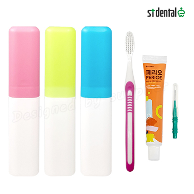 뉴 따봉326미세모+페리오+치간1p 칫솔치약 여행용세트