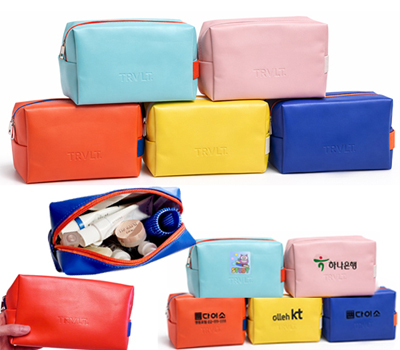 [젤 여행용파우치]화장품보관/휴대용/5가지색상/생활방수/개별OPP포장/인쇄가능