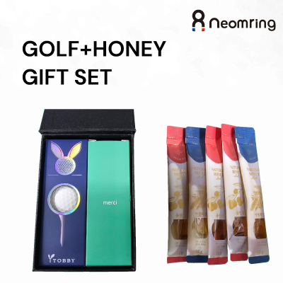 토비 프로원 3피스 6구 저압축 골프공 꿀 스틱(5ea) 종합선물세트