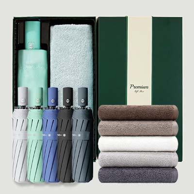 원터치 12k 더블살대 3단자동 암막양우산+송월타올뉴컬러무지150g 우산타올 선물세트