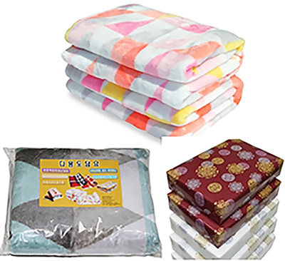 (담요 )극세사 다이야 몬드 패턴 (무릎담요)2색상