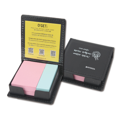 가죽 메모함(소) 200매