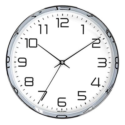 크롬심플원형벽시계 SI280C