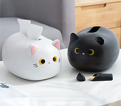 130_다용도귀여운고양이디자인티슈박스