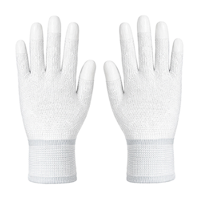 화이트 나일론 PU 탑 코팅 장갑(국산)