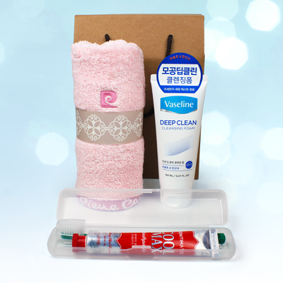 피에르가르뎅 타올세트 바세린 크리오 여행용 세면용품세트
