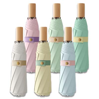 라이트핏 도토리파스텔 3단수동 암막양우산