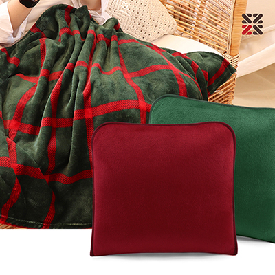 노아극세사 쿠션담요