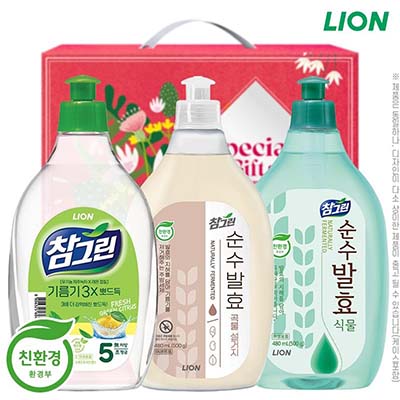 참그린 녹차500용기 곡물500용기 식물500용기 3종