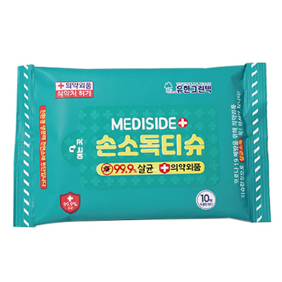 친환경 메디사이드손소독티슈 10매