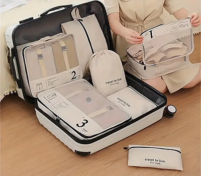 111_7피스여행용가벼운수납가방세트