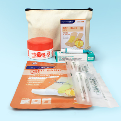 코튼볼 대일밴드 구급파우치 6종세트