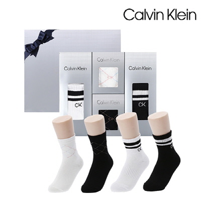 [캘빈클라인] 여성 양말 혼합 4족 세트_프리미엄라인