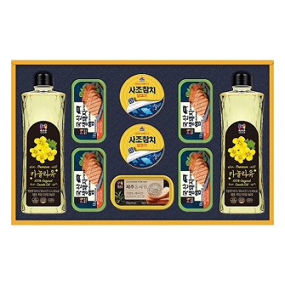 프리미엄 햄복합 4호 사조참치 목우촌햄 선물세트 쇼핑백증정