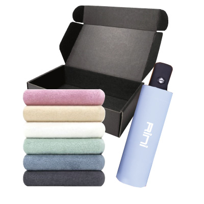 송월 양우산 선물세트 1(송월 라이트무지 130g+3단 자동양우산 R-1)