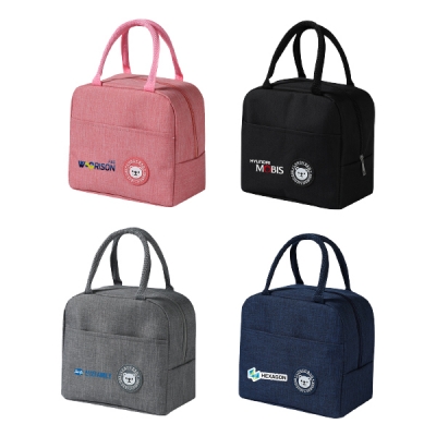 곰돌이 보온보냉 도시락 가방 22x19x12cm