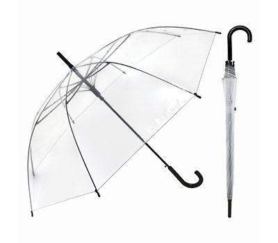 무표 60자동 POE 엣지바이어스 투명 장우산