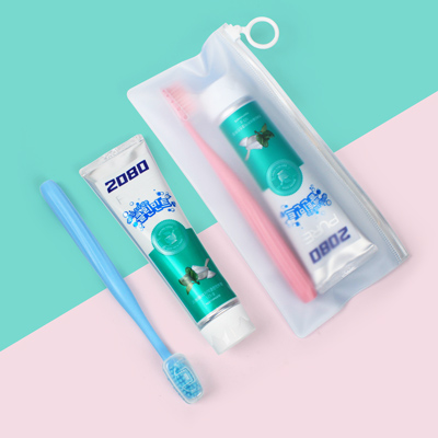 2080 퓨어 클린민트 치약 125g  부케가르니 미세모칫솔 2종세트