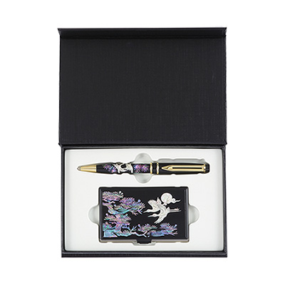 송학나전볼펜+송학나전명함케이스2종세트