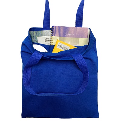 캔버스면 10수 칸막이(2중) 칼라에코백