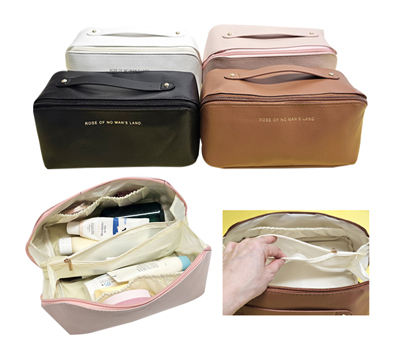 [휴대용 화장품파우치]인쇄가능/4가지색상/개별OPP포장