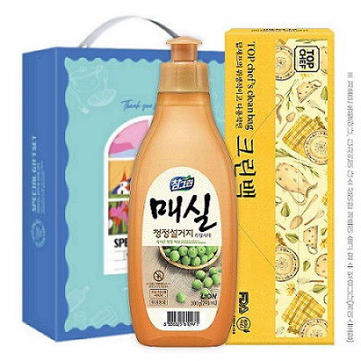 참그린매실300용기 크린백 2종