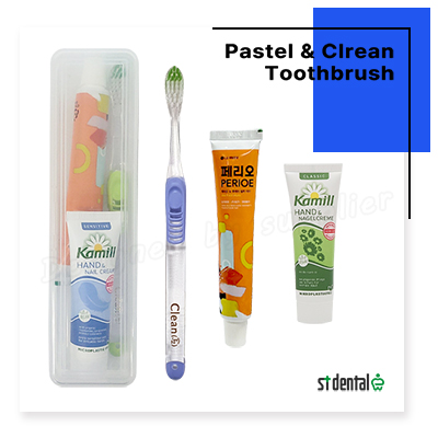 카밀핸드크림 M케이스 파스텔클린미세모 페리오 칫솔치약세트