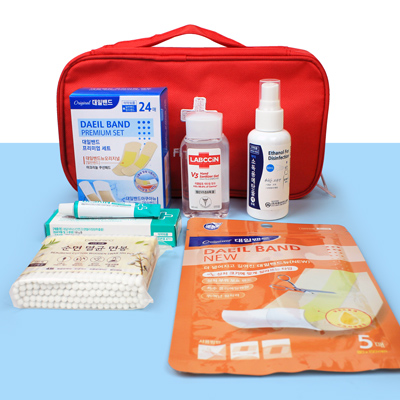 프리미엄 구급함 구급파우치 정품 대일밴드(오리지널+방수밴드) 랩신