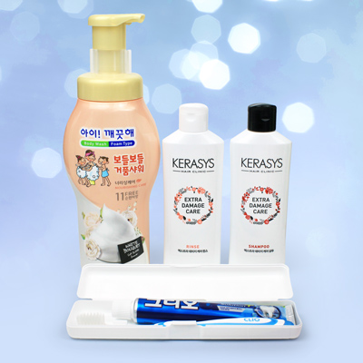 아이깨끗해 거품샤워 바디워시 700g 샴푸 4종세트