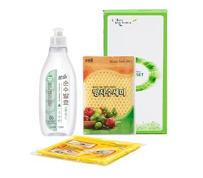 참그린식물 수세미 행주(3종)