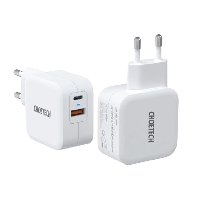 초텍 PD 20W+QC  듀얼 C타입 충전기 PD5002